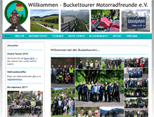 Tablet Screenshot of buckeltourer.de